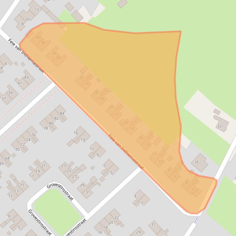 Kaart van postcodegebied 8723AC.