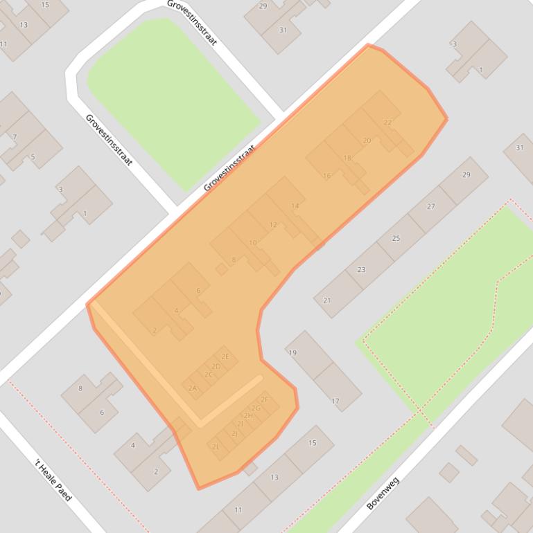 Kaart van postcodegebied 8723AE.