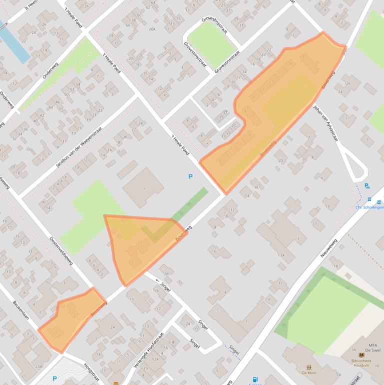 Kaart van postcodegebied 8723AP.