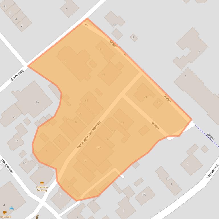 Kaart van postcodegebied 8723AS.