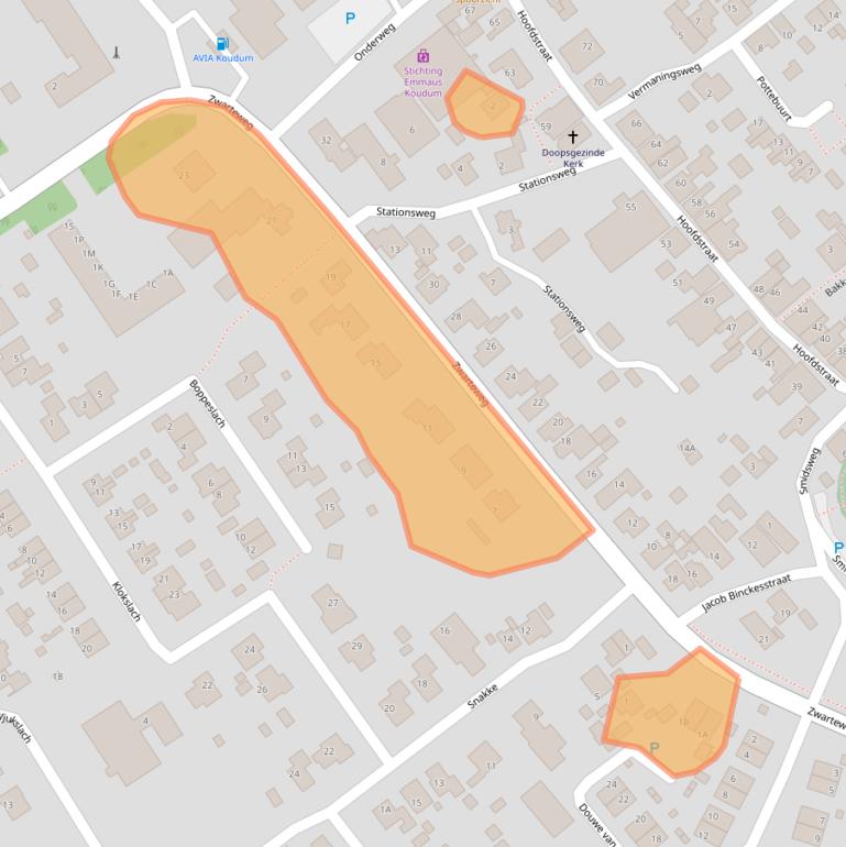 Kaart van postcodegebied 8723BL.