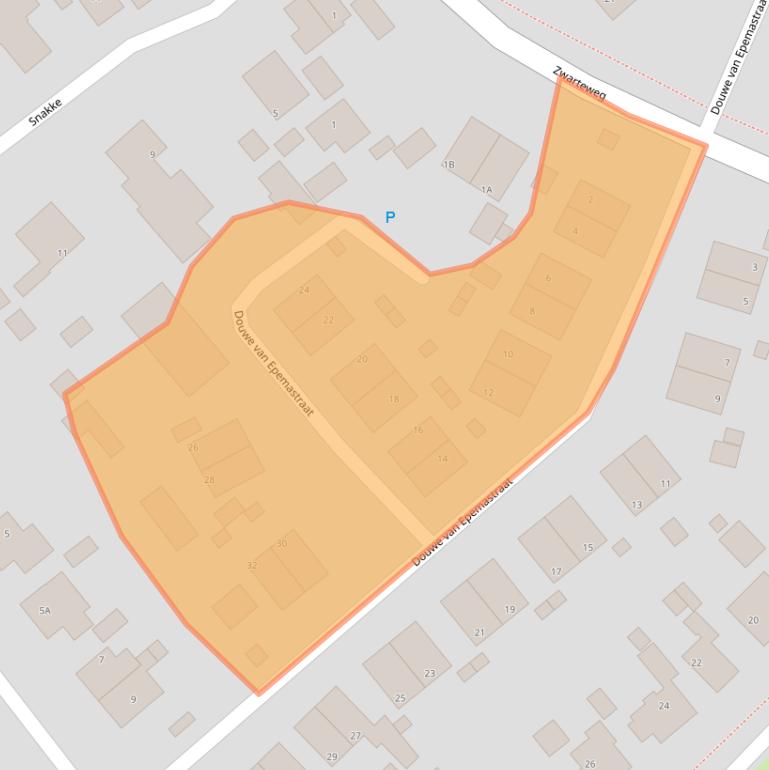 Kaart van postcodegebied 8723BP.