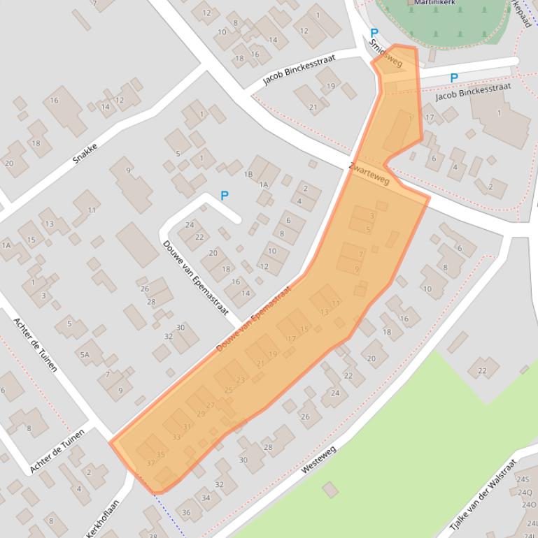 Kaart van postcodegebied 8723BR.