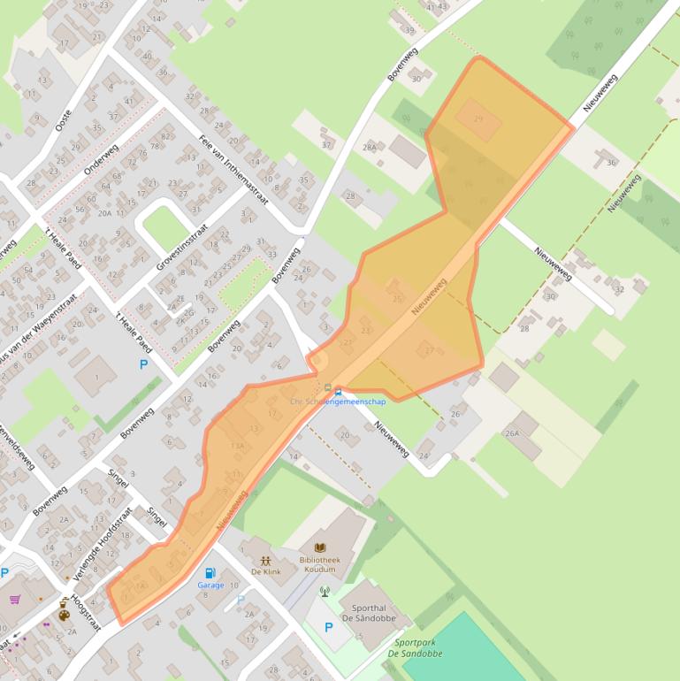 Kaart van postcodegebied 8723CZ.