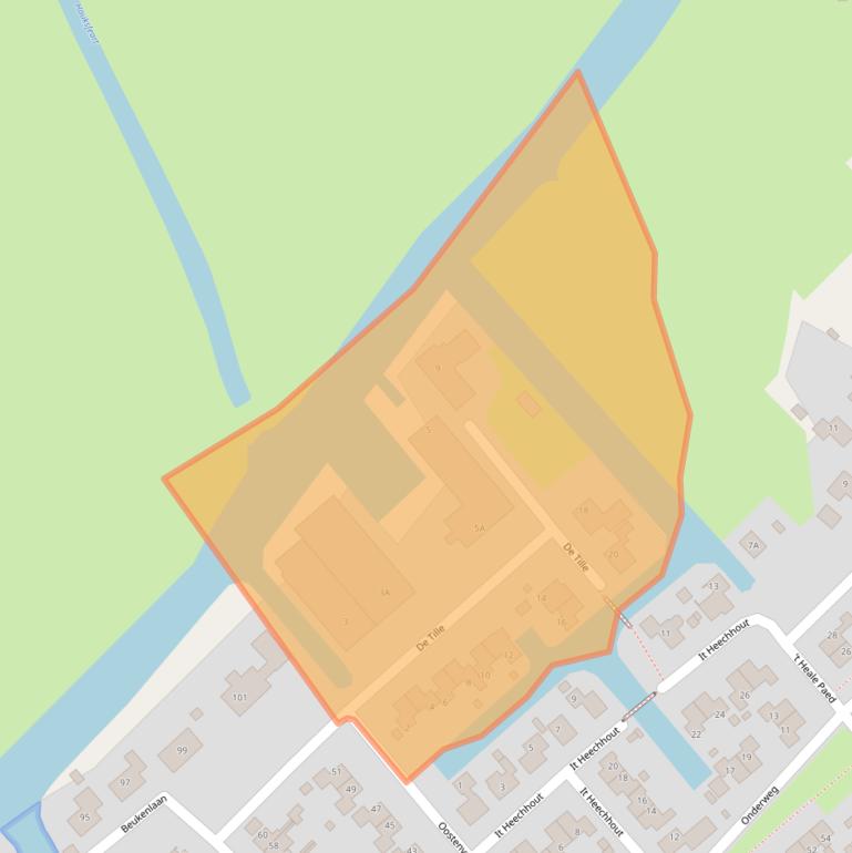 Kaart van postcodegebied 8723ER.