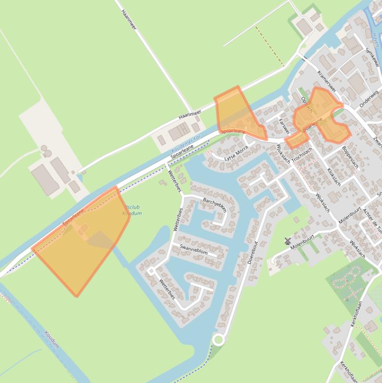 Kaart van postcodegebied 8723EV.