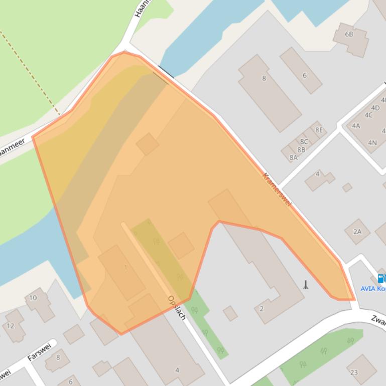 Kaart van postcodegebied 8723GG.