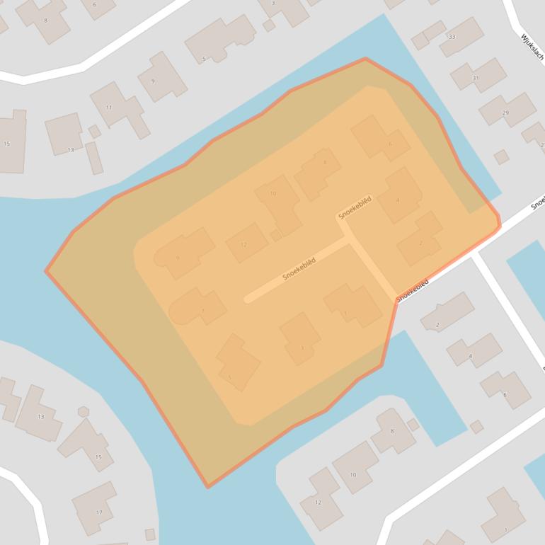 Kaart van postcodegebied 8723HE.