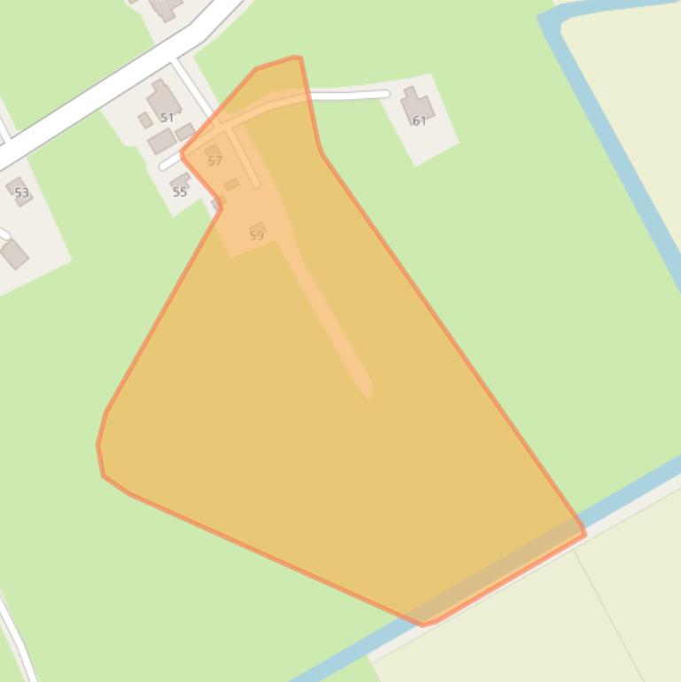 Kaart van postcodegebied 8724HT.