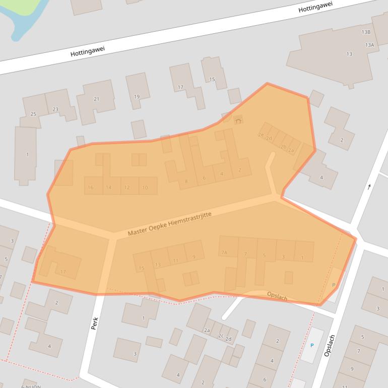 Kaart van postcodegebied 8731AG.