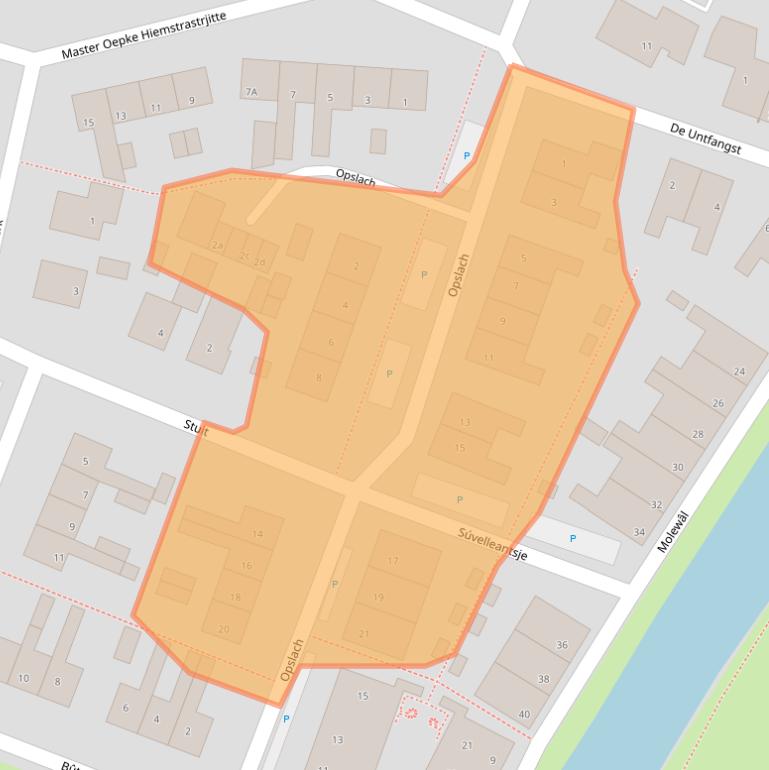 Kaart van postcodegebied 8731AH.