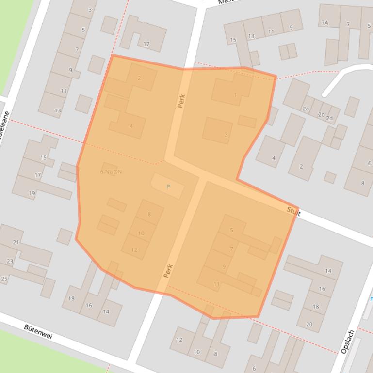 Kaart van postcodegebied 8731AJ.