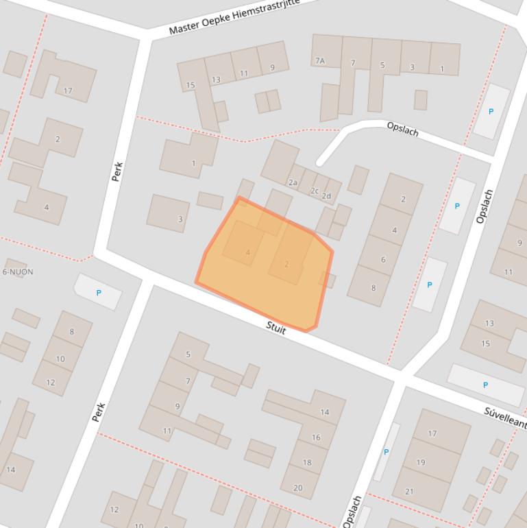 Kaart van postcodegebied 8731AK.