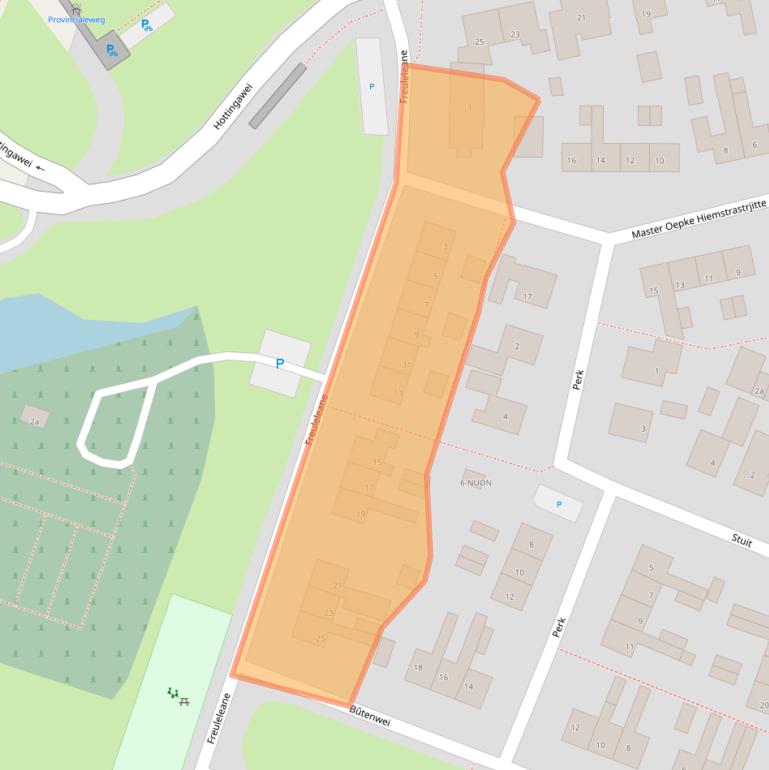 Kaart van postcodegebied 8731AS.