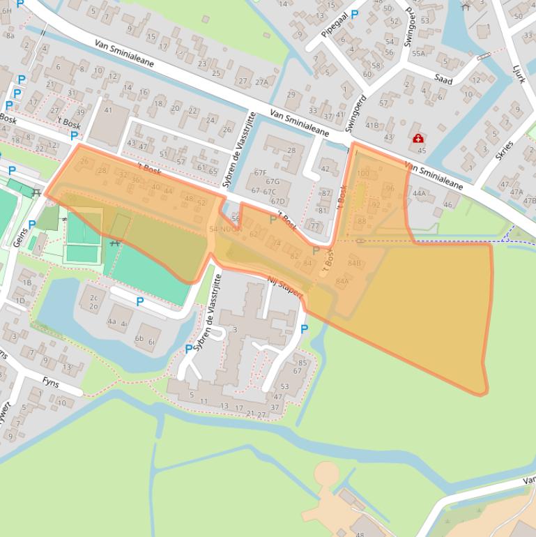 Kaart van postcodegebied 8731BM.