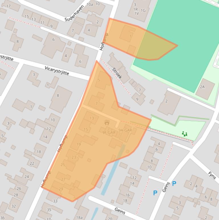 Kaart van postcodegebied 8731BS.