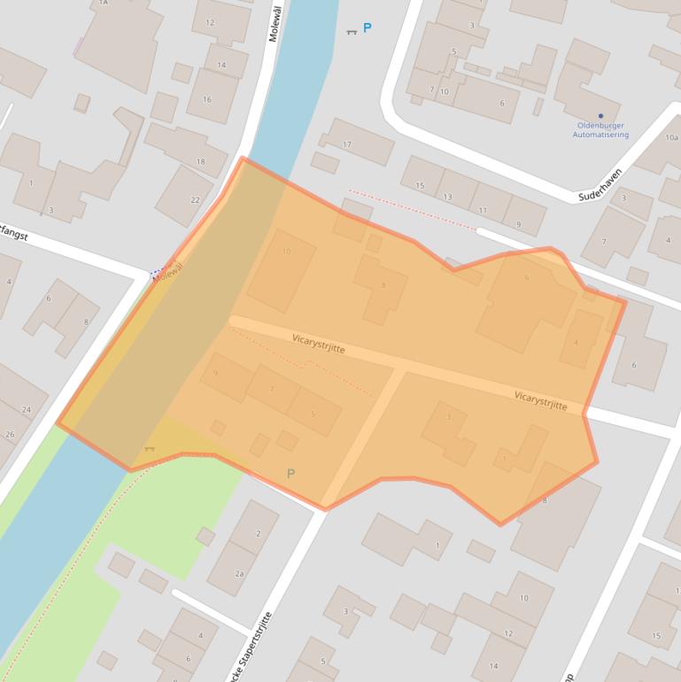 Kaart van postcodegebied 8731BZ.