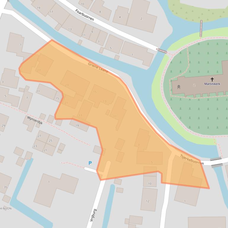 Kaart van postcodegebied 8734GP.