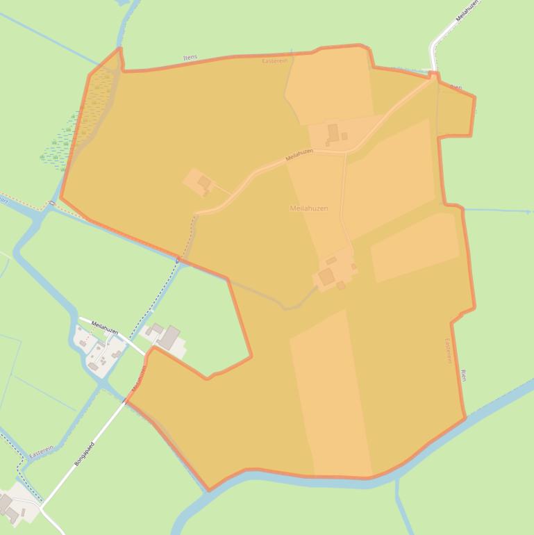 Kaart van postcodegebied 8734GV.