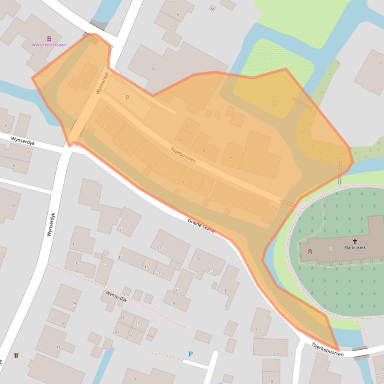 Kaart van postcodegebied 8734HD.