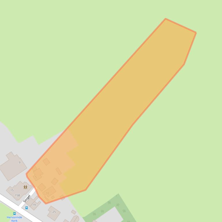 Kaart van postcodegebied 8735HL.