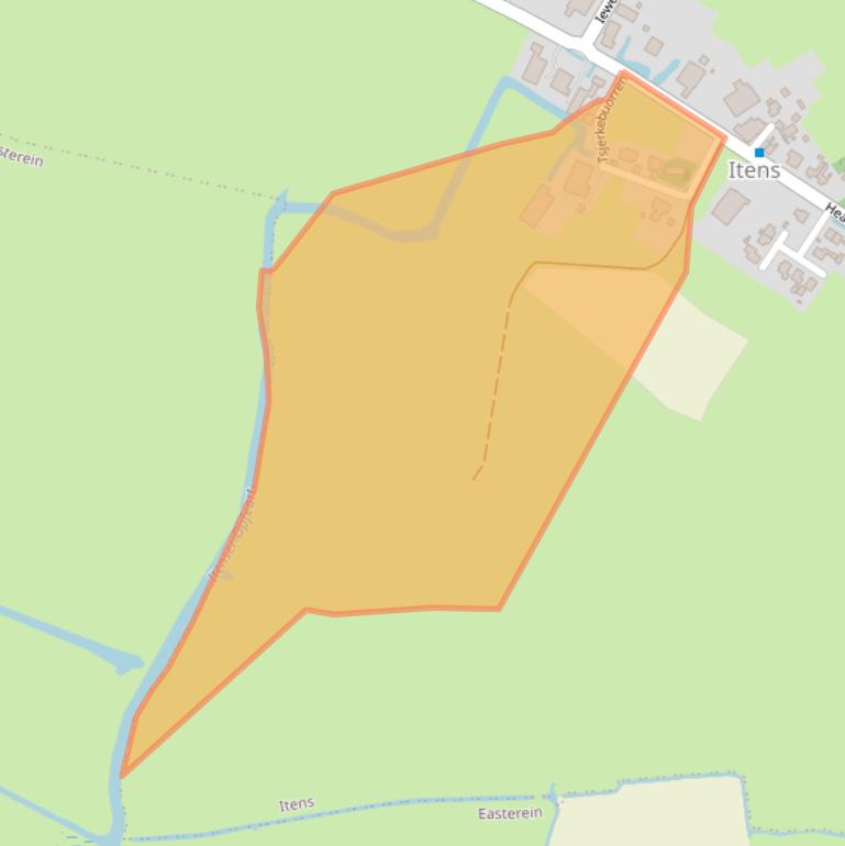 Kaart van postcodegebied 8735HM.