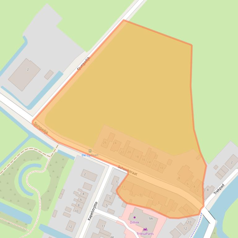 Kaart van postcodegebied 8742KM.