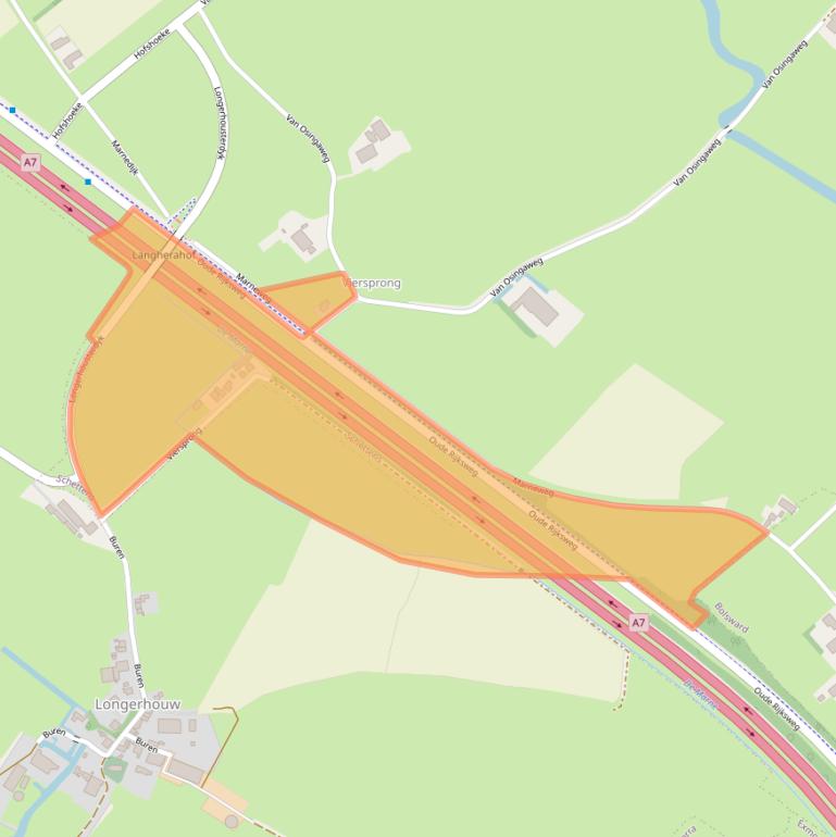 Kaart van postcodegebied 8744ES.