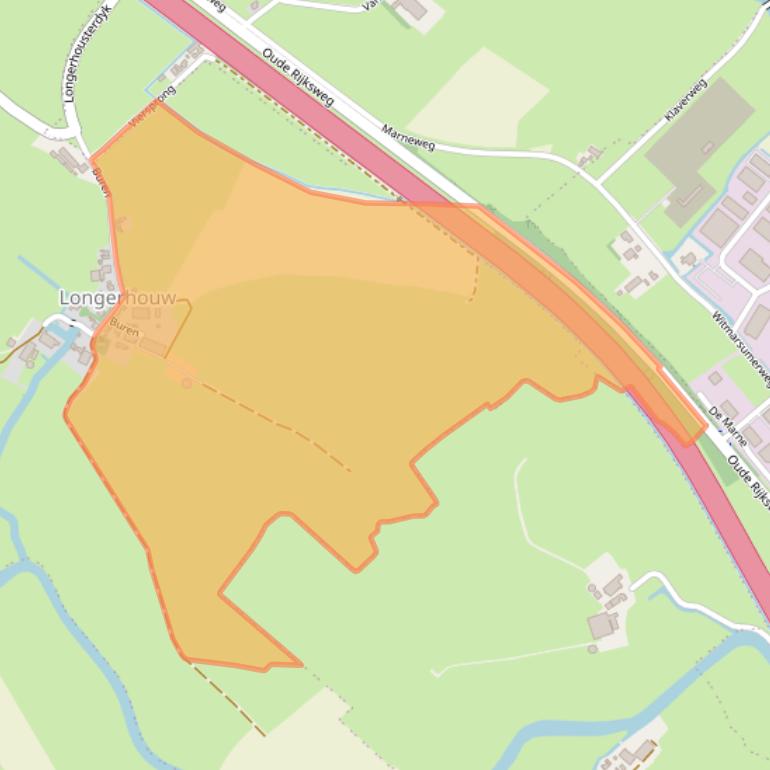 Kaart van postcodegebied 8745NB.