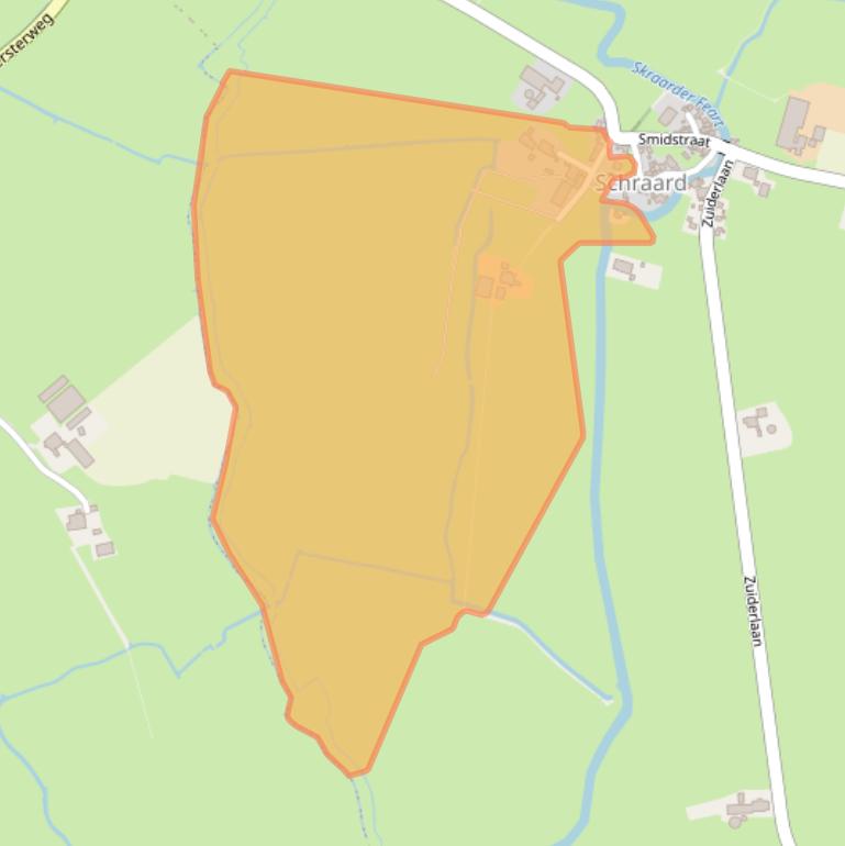 Kaart van postcodegebied 8746NH.