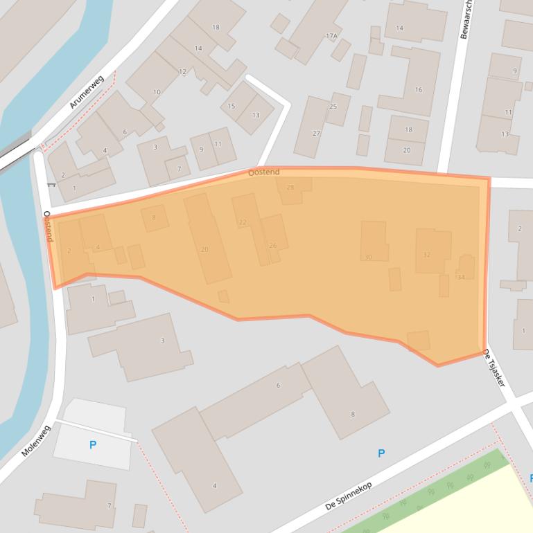 Kaart van postcodegebied 8748AM.