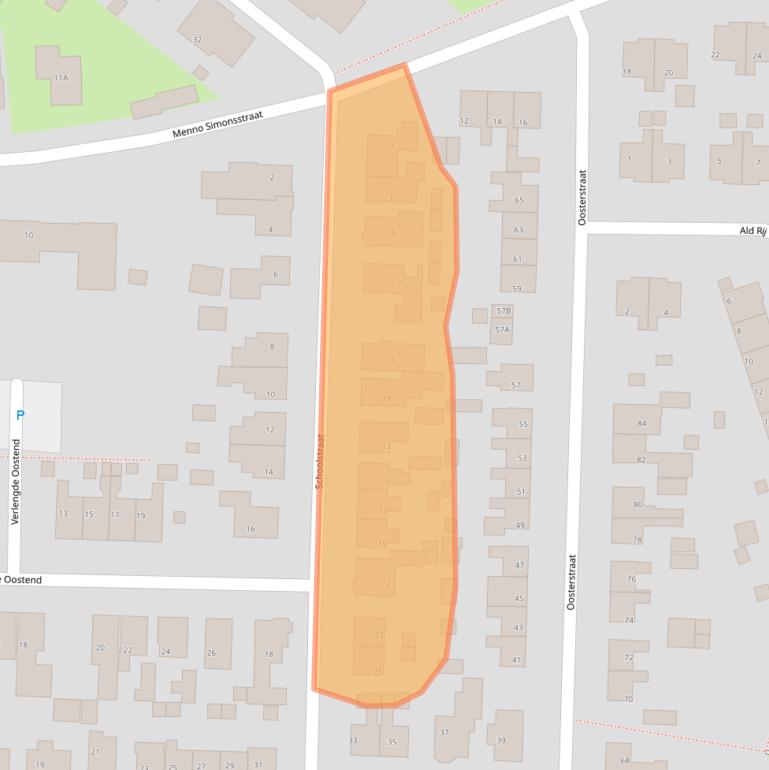 Kaart van postcodegebied 8748AS.