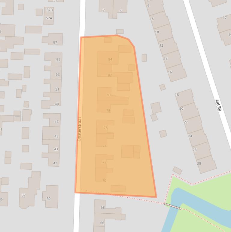 Kaart van postcodegebied 8748BA.