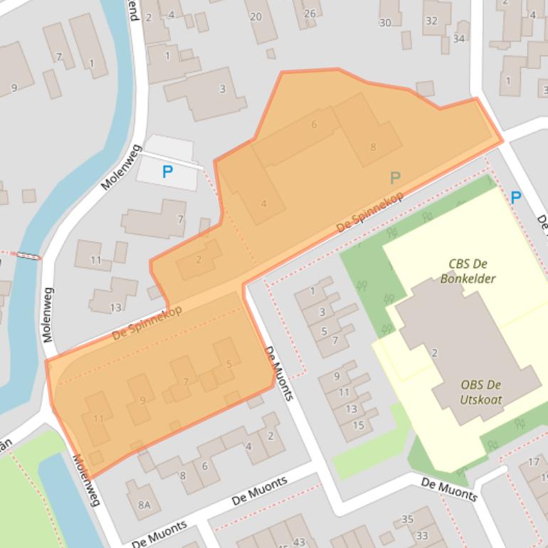 Kaart van postcodegebied 8748BG.