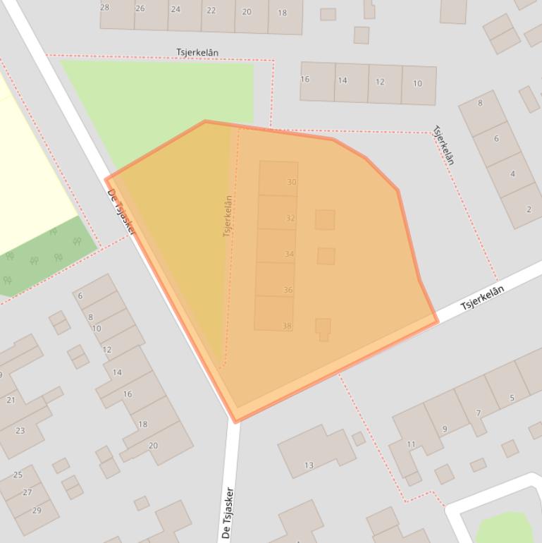 Kaart van postcodegebied 8748BJ.