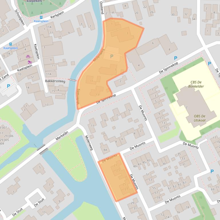 Kaart van postcodegebied 8748BL.