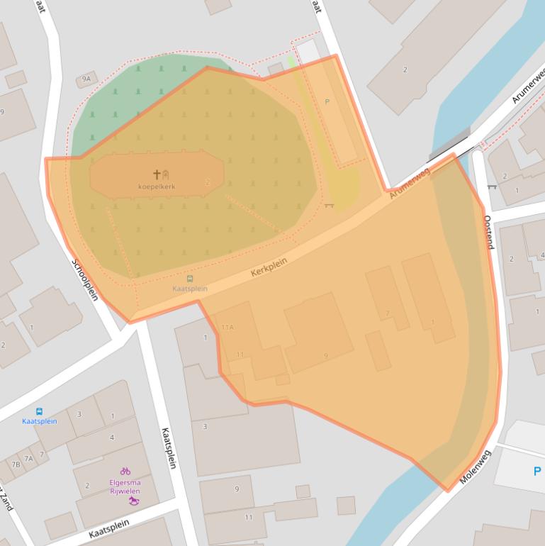 Kaart van postcodegebied 8748BP.