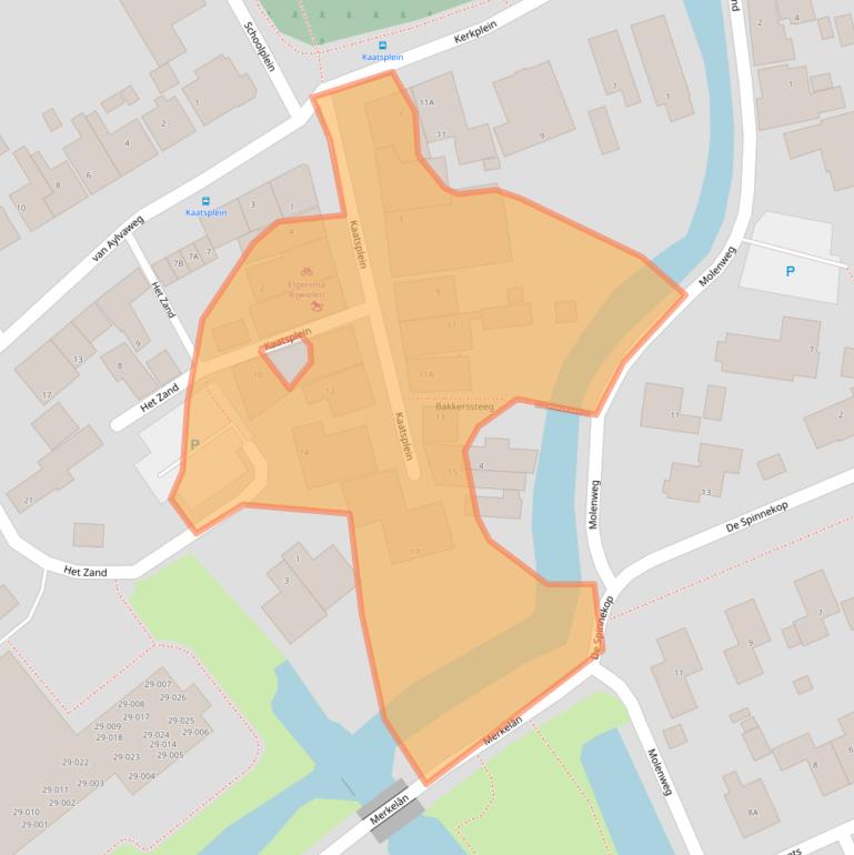 Kaart van postcodegebied 8748BZ.