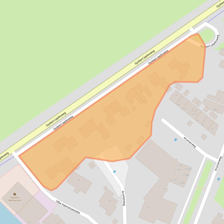 Kaart van postcodegebied 8748CJ.