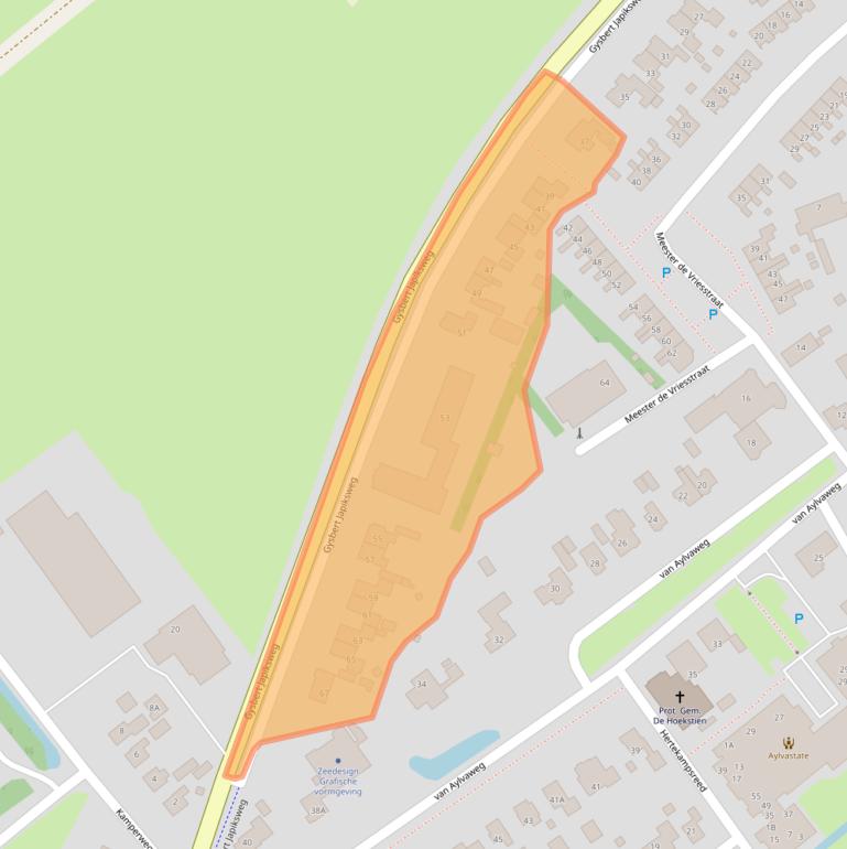 Kaart van postcodegebied 8748CL.