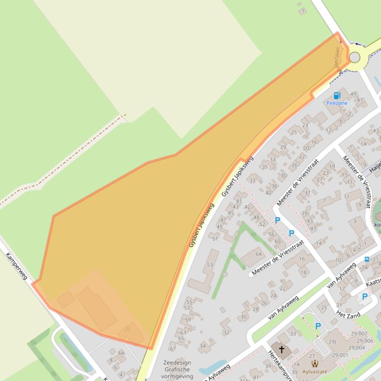 Kaart van postcodegebied 8748CM.