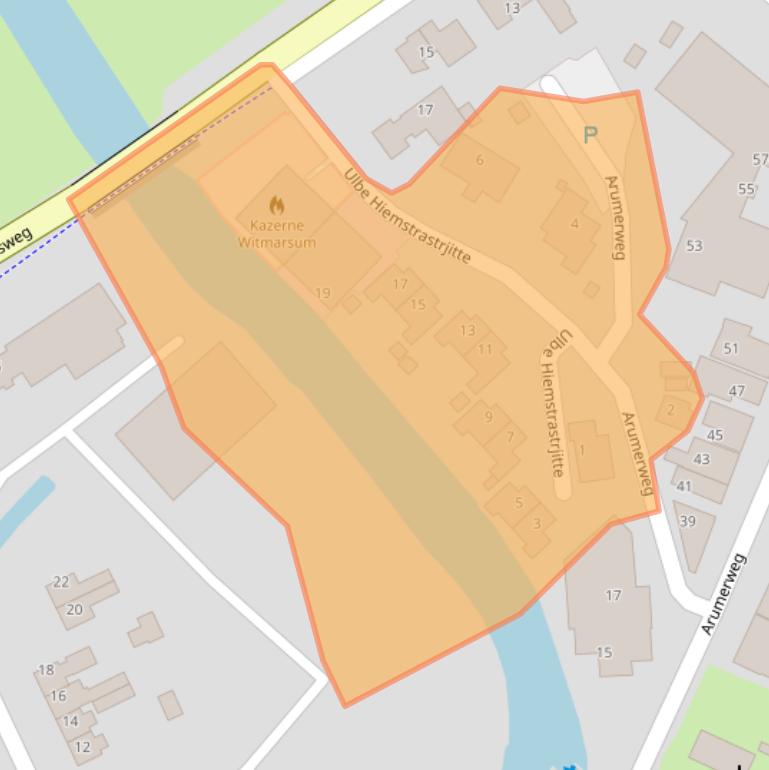 Kaart van postcodegebied 8748DA.