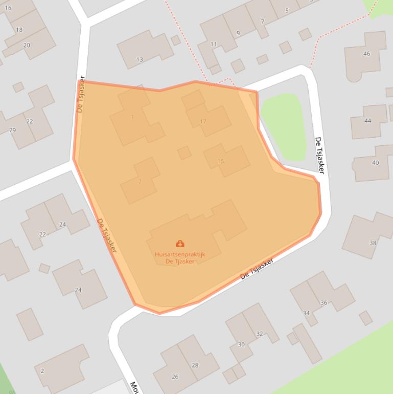 Kaart van postcodegebied 8748DV.