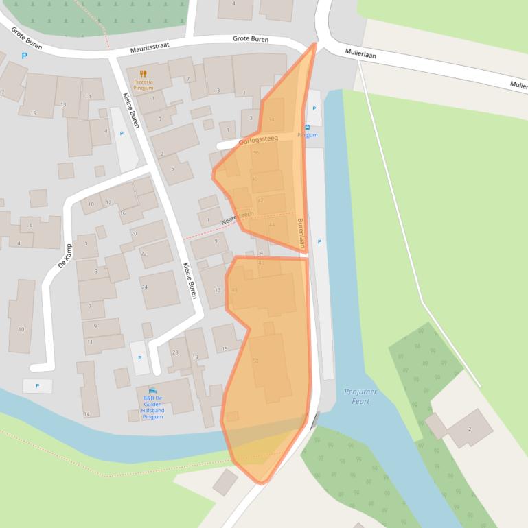 Kaart van postcodegebied 8749GB.