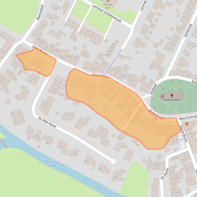 Kaart van postcodegebied 8749GD.