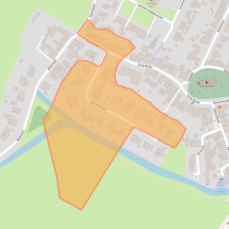 Kaart van postcodegebied 8749GG.