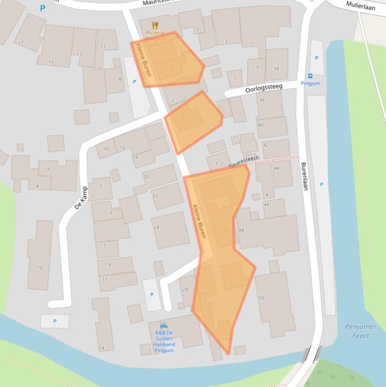 Kaart van postcodegebied 8749GH.