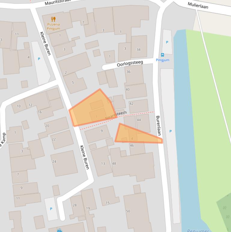 Kaart van postcodegebied 8749GK.