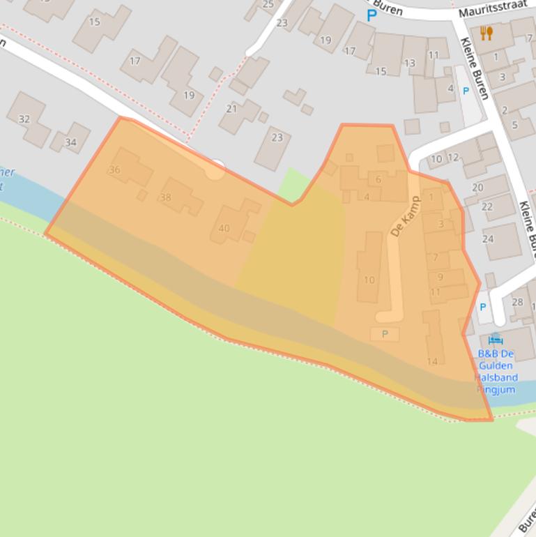 Kaart van postcodegebied 8749GL.