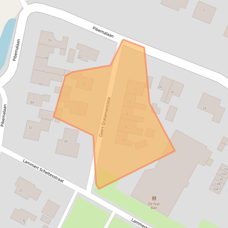 Kaart van postcodegebied 8749GW.